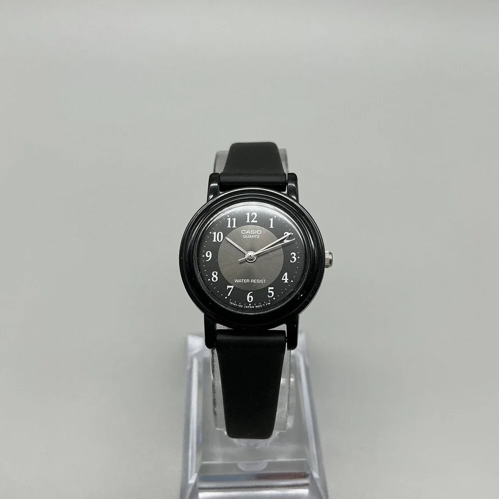 Casio 1330 LQ-139 Womens Watch 25mm Black Dial Black Resin Water Resist